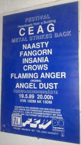 1989 Plakat CEAG-Festival Dortmund