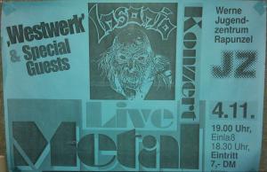 1995 Plakat Metal Live Werne