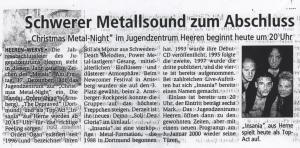 1999 Anzeige Live Ruhr Nachrichten Kamen